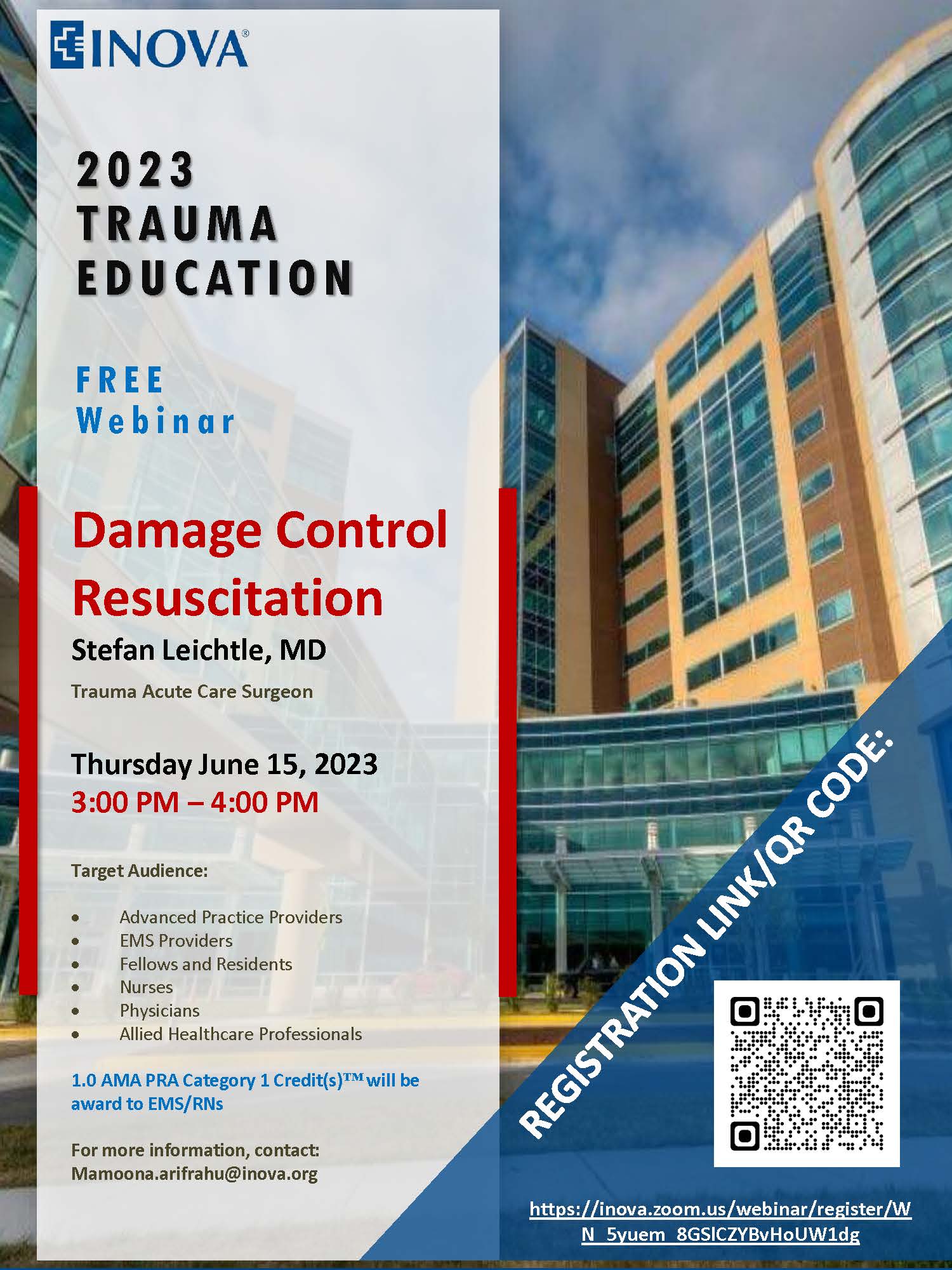 2023 trauma education Damage Control Resuscitation